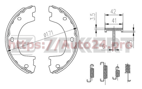 BK-4308 Zekkert для MERCEDES BENZ A9064200420