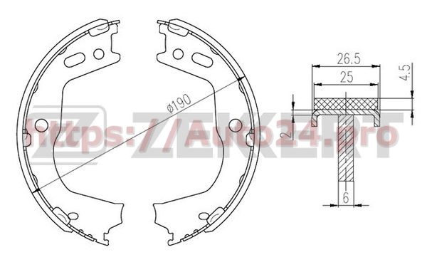 BK-4310 Zekkert для KIA 583052WA00