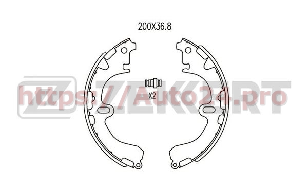 BK-4421 Zekkert для TOYOTA 0449512210