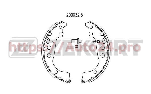 BK-4436 Zekkert для TOYOTA 0449547010