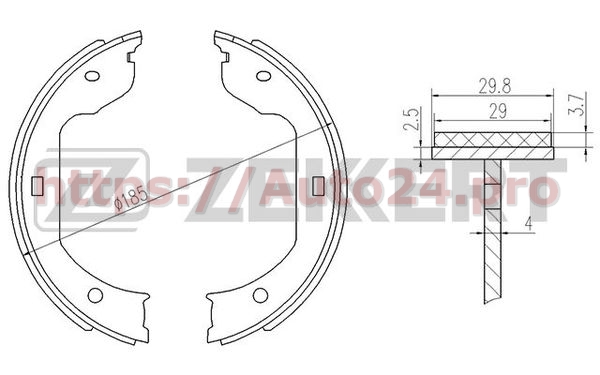 BK-4443 Zekkert для BMW 6761293