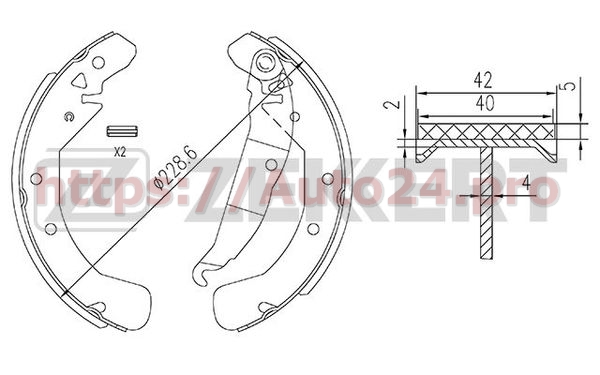 BK-4448 Zekkert для CHEVROLET 1605969