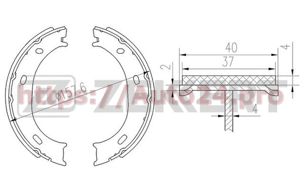 BK-4450 Zekkert для MERCEDES BENZ 0024205820