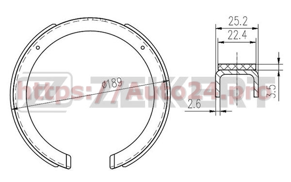BK-4456 Zekkert для MAZDA EHY44439Z
