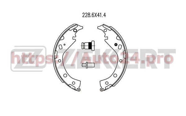 BK-4463 Zekkert для TOYOTA 0449542080