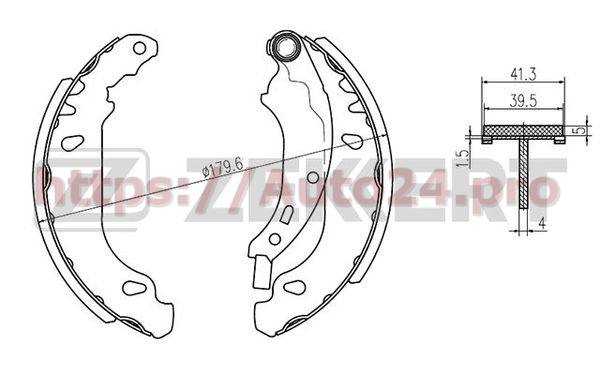 BK-4470 Zekkert для RENAULT 7701205758