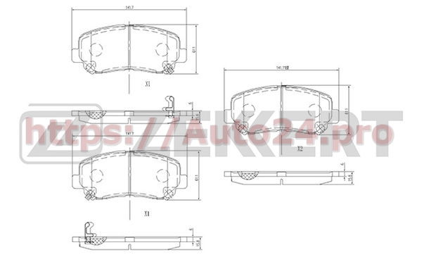 BS-1000 Zekkert для MAZDA K0Y13328ZA