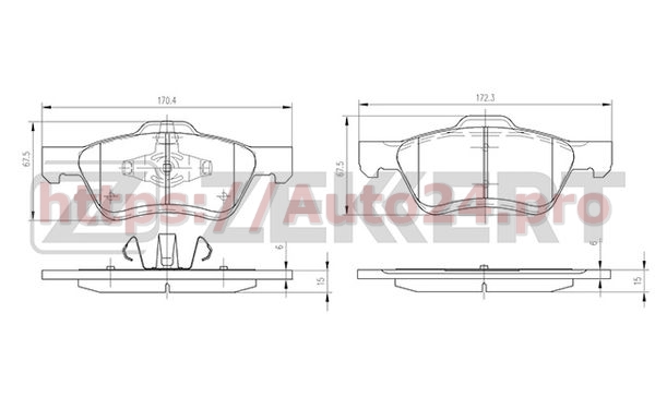 BS-1003 Zekkert для FORD 5U2J2C452HA