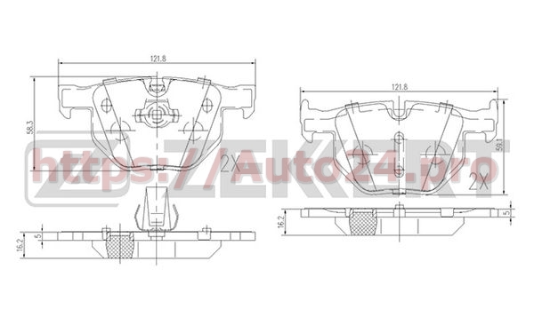 BS-1017 Zekkert для BMW 6763043