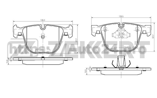 BS-1021 Zekkert для BMW 34216763305