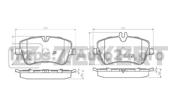 BS-1041 Zekkert для MERCEDES BENZ 0034209520