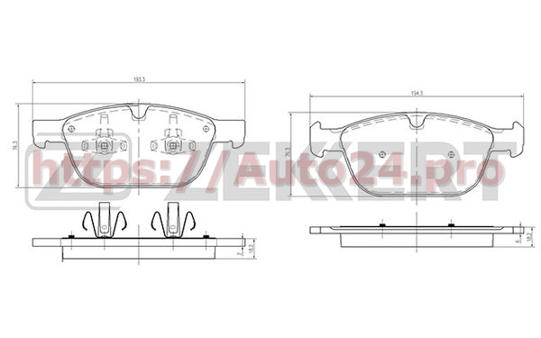 BS-1053 Zekkert для VOLVO 31277334