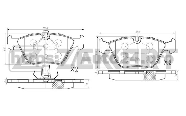 BS-1102 Zekkert для BMW 6761278