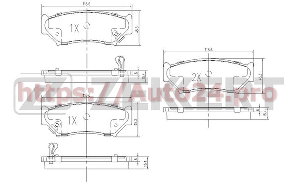 BS-1106 Zekkert для SUZUKI 5520084A00