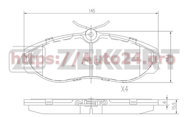 BS-1112 Zekkert для FORD 1L4J2K021AB