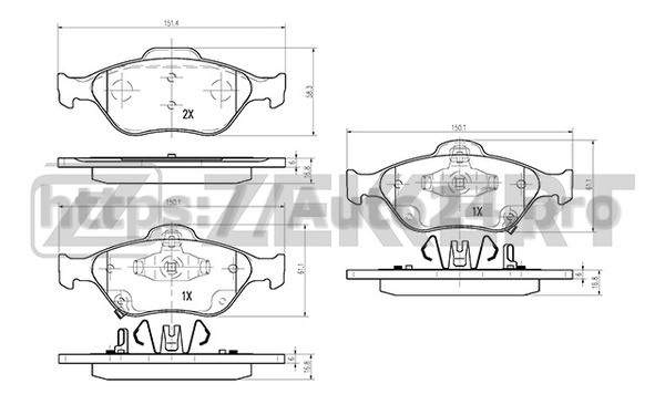 BS-1120 Zekkert для DAIHATSU 044650D120