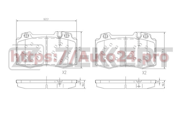 BS-1121 Zekkert для MERCEDES BENZ A0034200820