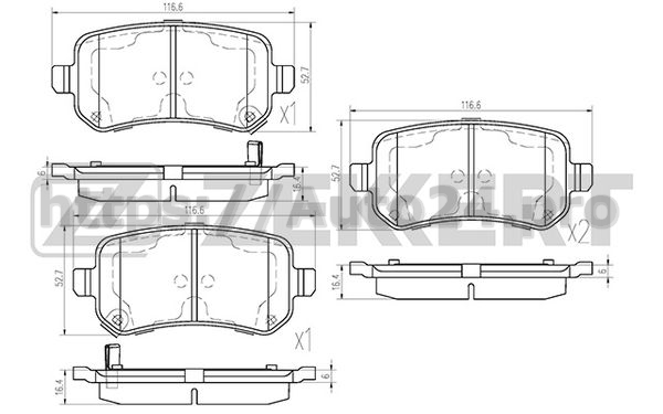 BS-1126 Zekkert для DODGE 68029887AB