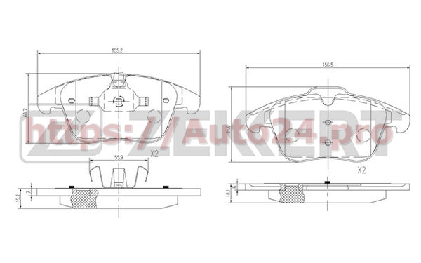 BS-1128 Zekkert для FORD 1437761