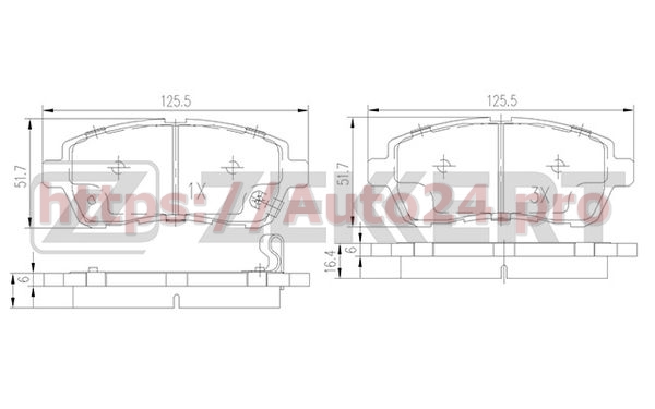 BS-1130 Zekkert для SUZUKI 5581071L50000