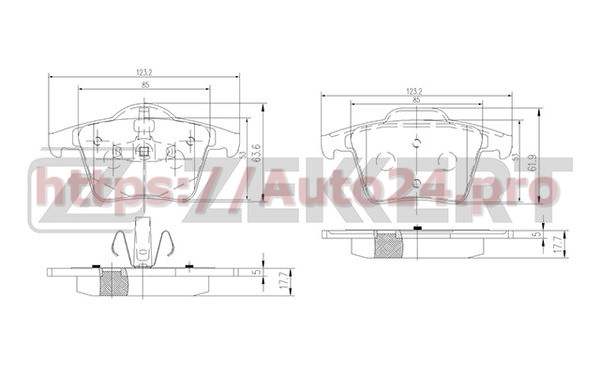BS-1143 Zekkert для VOLVO 274528