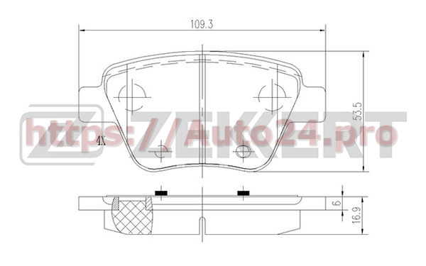 BS-1185 Zekkert для VAG 5K0698451