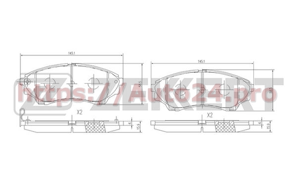 BS-1225 Zekkert для FORD 4432201
