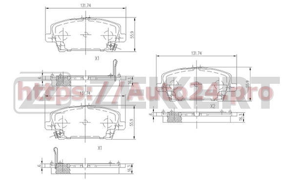 BS-1227 Zekkert для HONDA 45022SMGE50