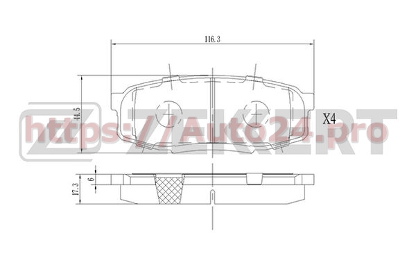BS-1230 Zekkert для LEXUS 0446660120