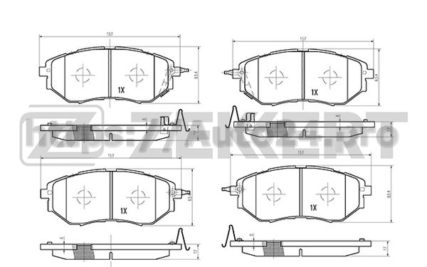BS-1241 Zekkert для SUBARU 29296AG051