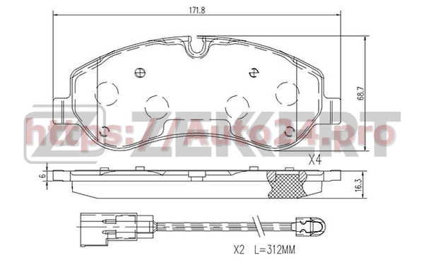 BS-1250 Zekkert для FORD BK212K021AA