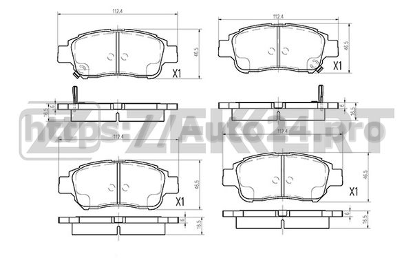 BS-1266 Zekkert для TOYOTA 0446552031