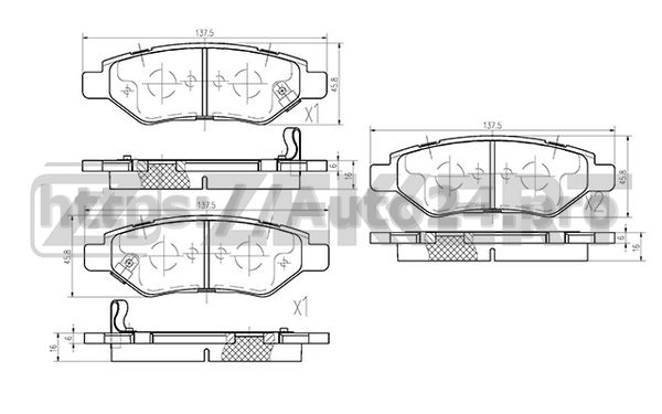 BS-1274 Zekkert для CADILLAC 25814674