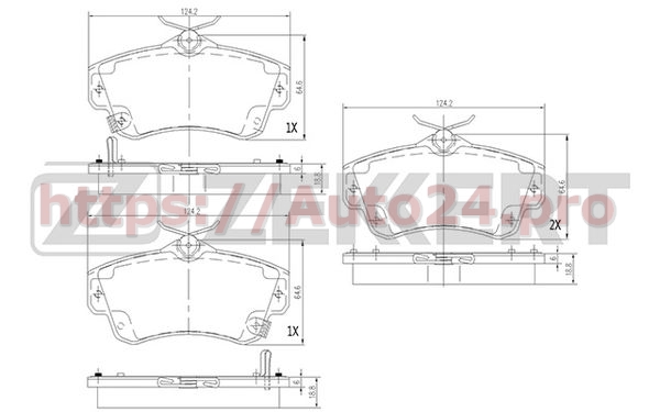 BS-1279 Zekkert для CHRYSLER 05083853AB