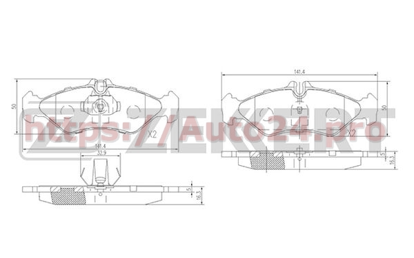 BS-1280 Zekkert для MERCEDES BENZ 0034206420