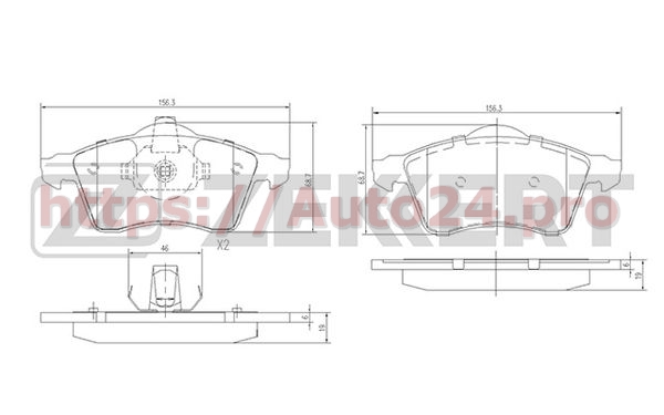 BS-1282 Zekkert для VAG 7D0698151F