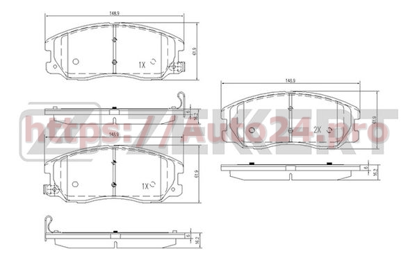 BS-1300 Zekkert для CHEVROLET 4817764