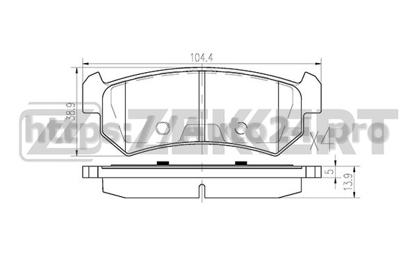 BS-1308 Zekkert для GENERAL MOTORS 96800089