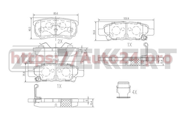 BS-1358 Zekkert для JEEP 05191271