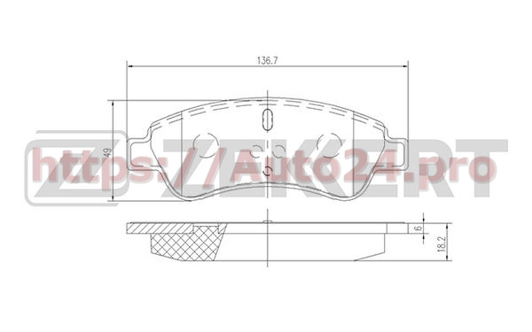 BS-1434 Zekkert для CITRO?NPEUGEOT 425240