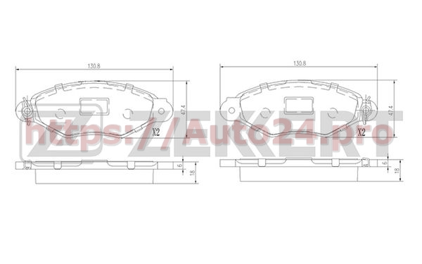 BS-1443 Zekkert для RENAULT 7701206811