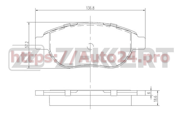 BS-1447 Zekkert для CITRO?NPEUGEOT 425370