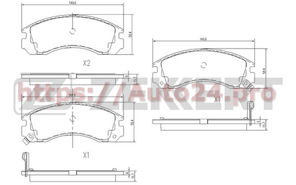 BS-1448 Zekkert для CITRO?NPEUGEOT 425430