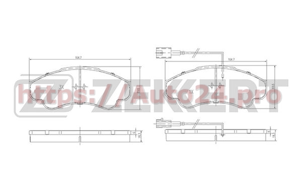 BS-1459 Zekkert для CITRO?NPEUGEOT 425244