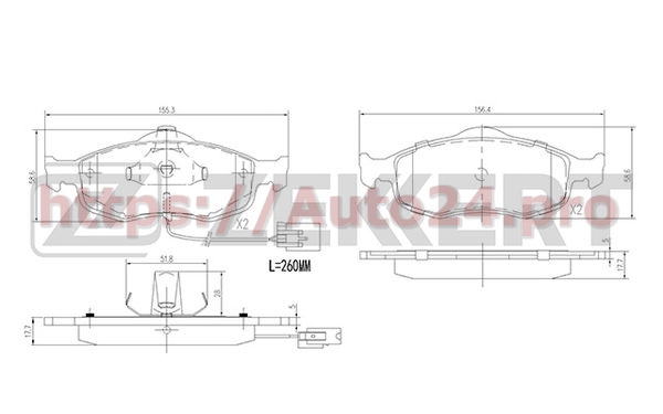 BS-1620 Zekkert для FORD 6877837