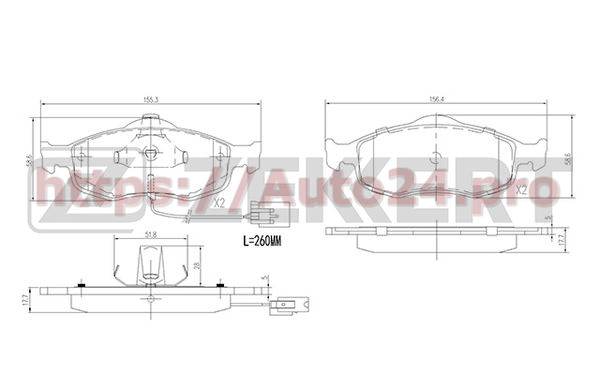 BS-1620 Zekkert для FORD 6882582