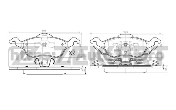 BS-1661 Zekkert для FORD USA YU2Z2V001KA