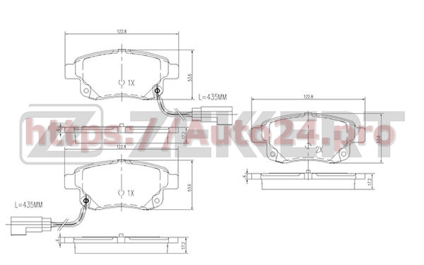 BS-1682 Zekkert для FORD 1824348