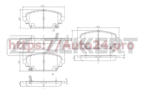 BS-1735 Zekkert для ROVER GBP90346