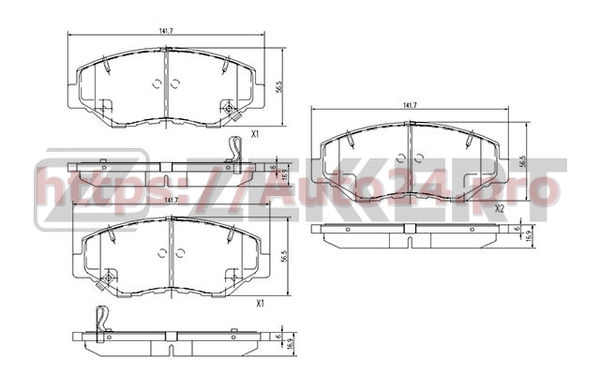 BS-1744 Zekkert для HONDA 45022S9AE50
